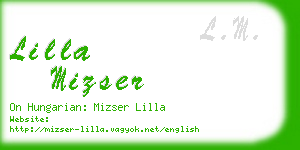 lilla mizser business card